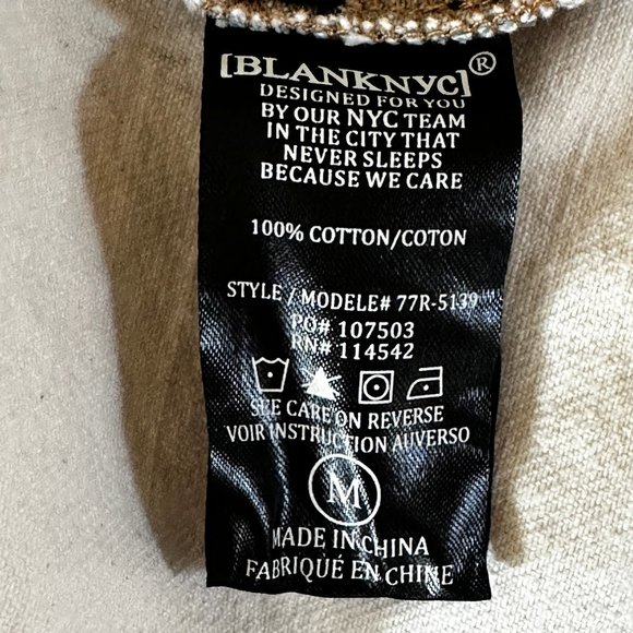 Blank NYC Distressed American Flag Denim Jacket Medium - Picture 11 of 17